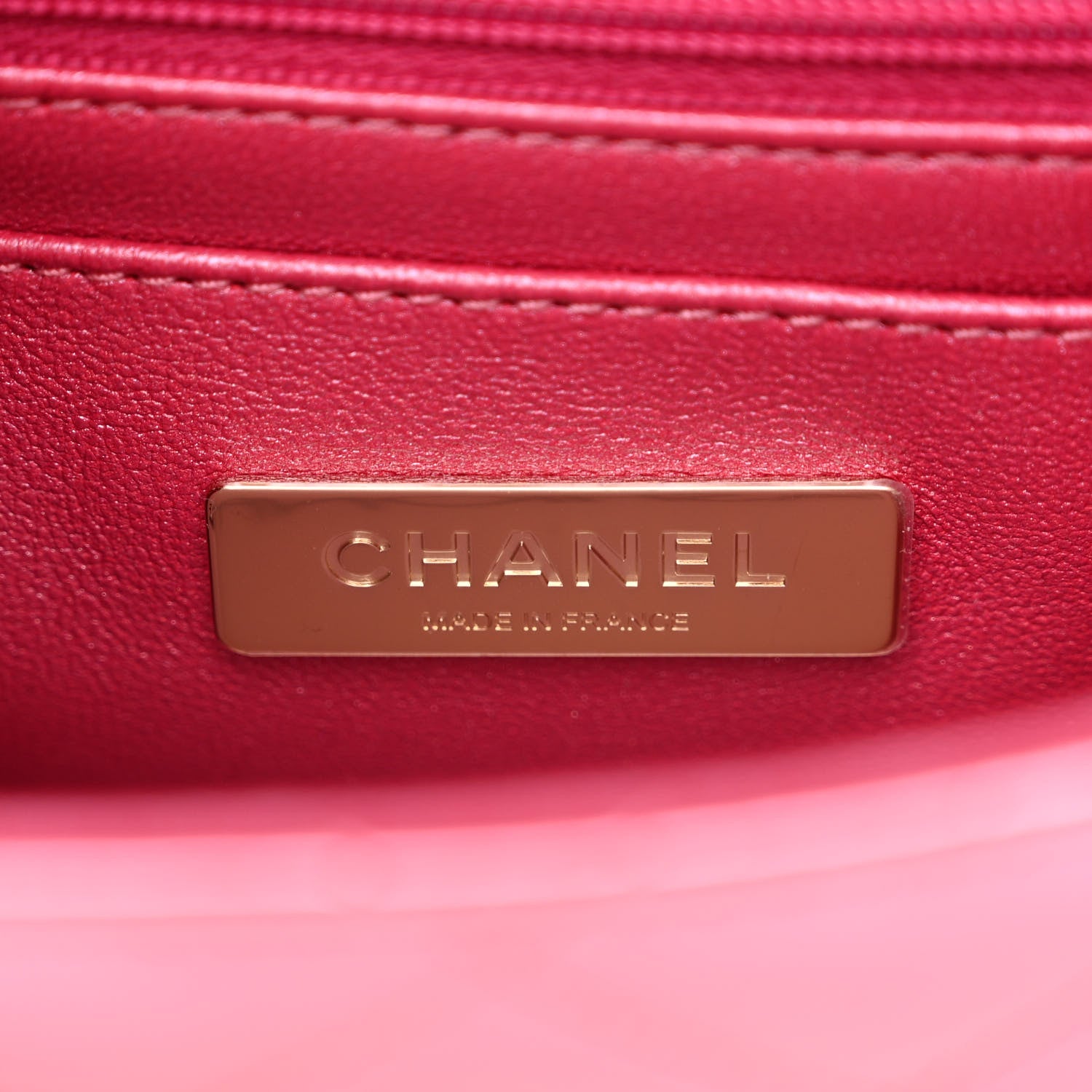 Chanel Mirror Calfskin Metallic Lambskin Quilted Hollywood Boulevard Mini Flap With Star Coin Purse Pink 8 of 13