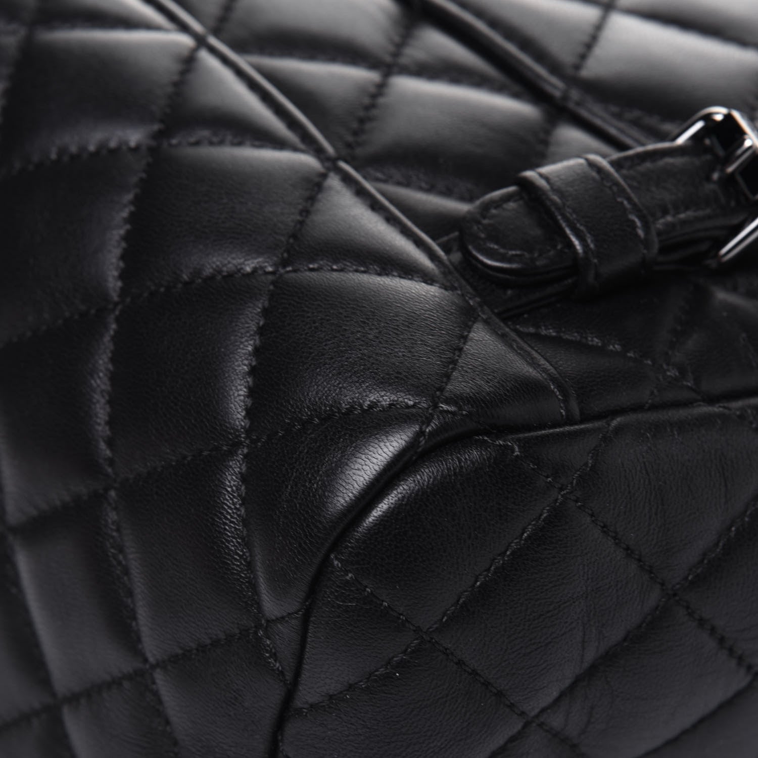 Chanel Calfskin Quilted Small Urban Spirit Backpack Black 15 of 17