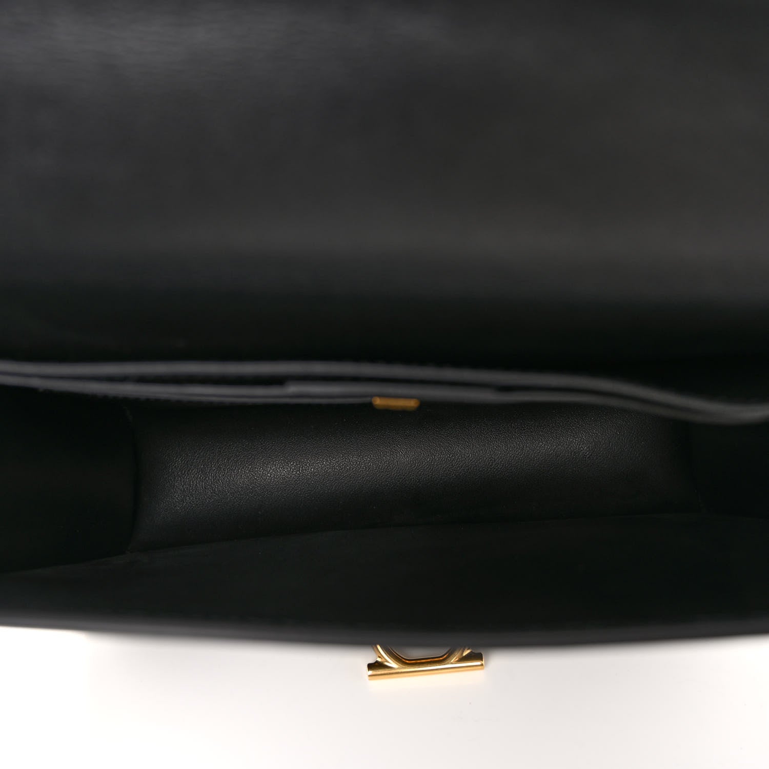 Salvatore Ferragamo Calfskin Suede Gancini Rounded Satchel Black Tan 5 of 11