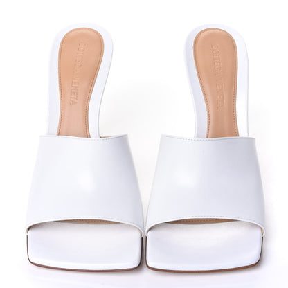 Bottega Veneta Lambskin Stretch Mule Sandals 35 Optic White 5 of 9