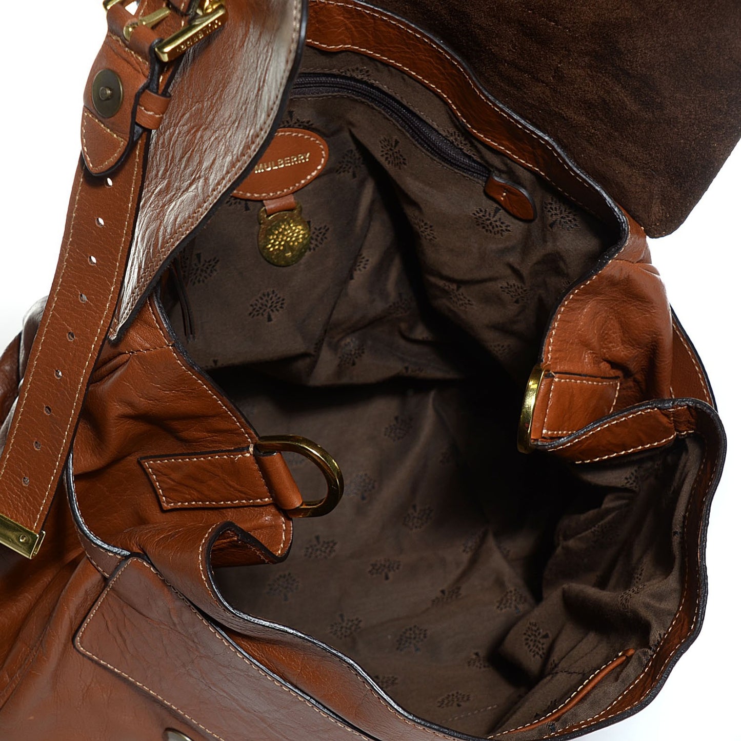 Soft Buffalo Leather Oversized Alexa Oak