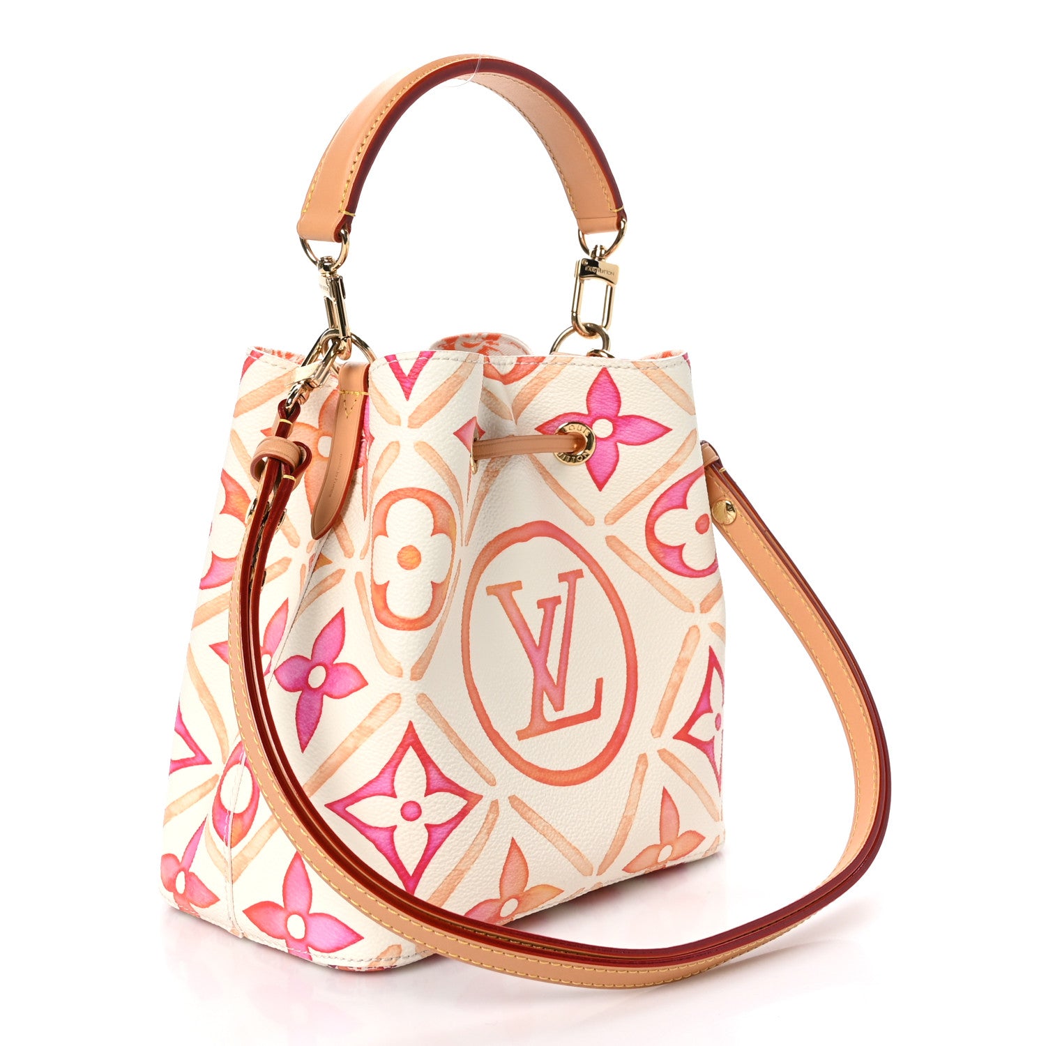 Louis Vuitton Monogram Neonoe BB Coral 3 of 14