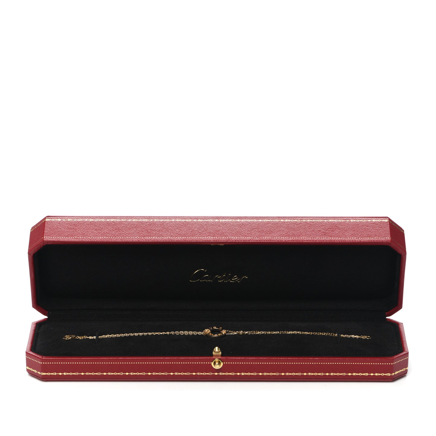 18K Yellow Gold Diamond LOVE Bracelet