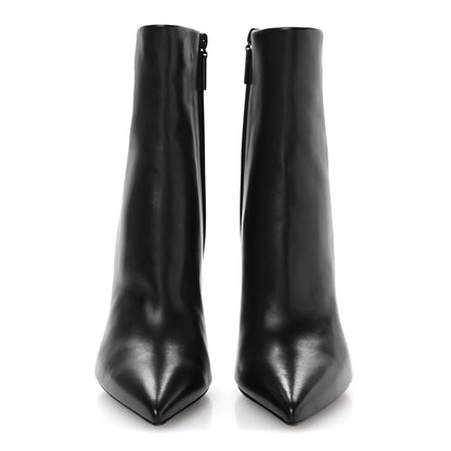 Saint Laurent Nappa Vendome Opyum Ankle Boots 37 Black 3 of 9