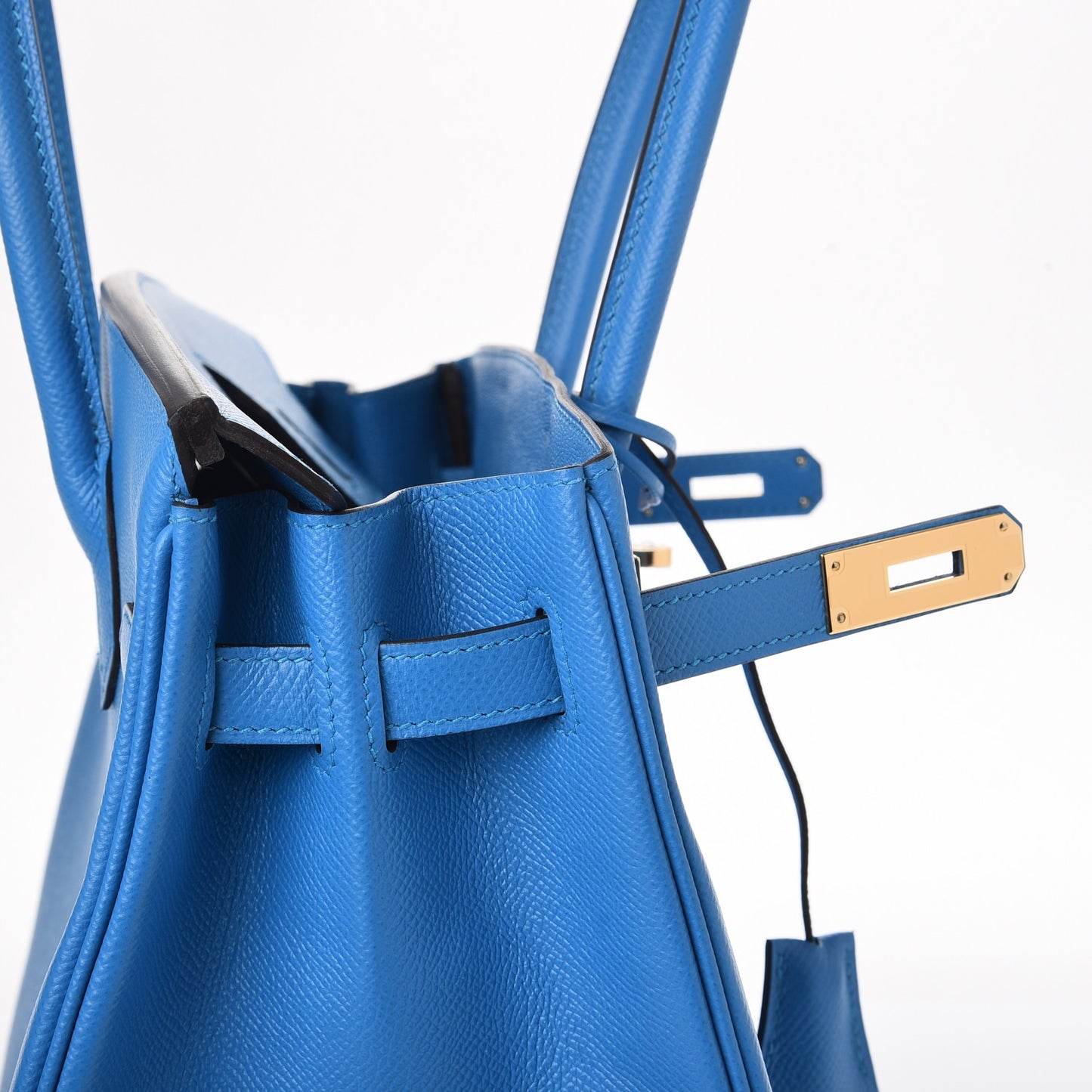 Epsom Birkin 30 Bleu Zanzibar