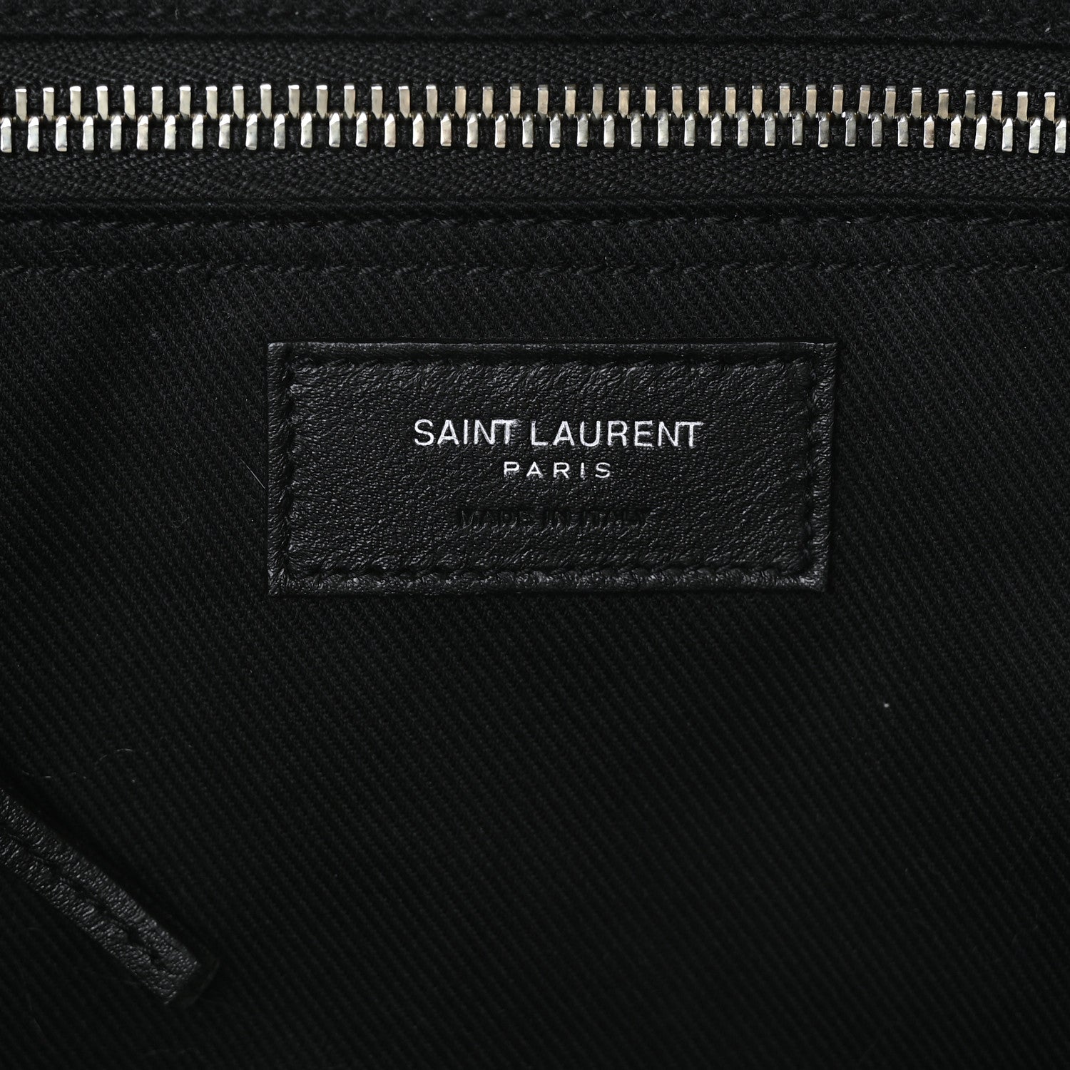 Saint Laurent Vitello Rive Gauche Large Tote Black 6 of 8