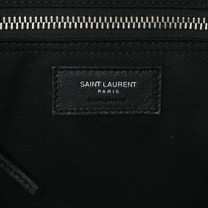 Saint Laurent Vitello Rive Gauche Large Tote Black 6 of 8