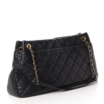 Chanel Caviar Quilted Timeless CC Soft Tote Black 3 of 10