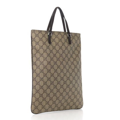 Gucci GG Plus Monogram Flat Vertical Tote Dark Brown 3 of 12