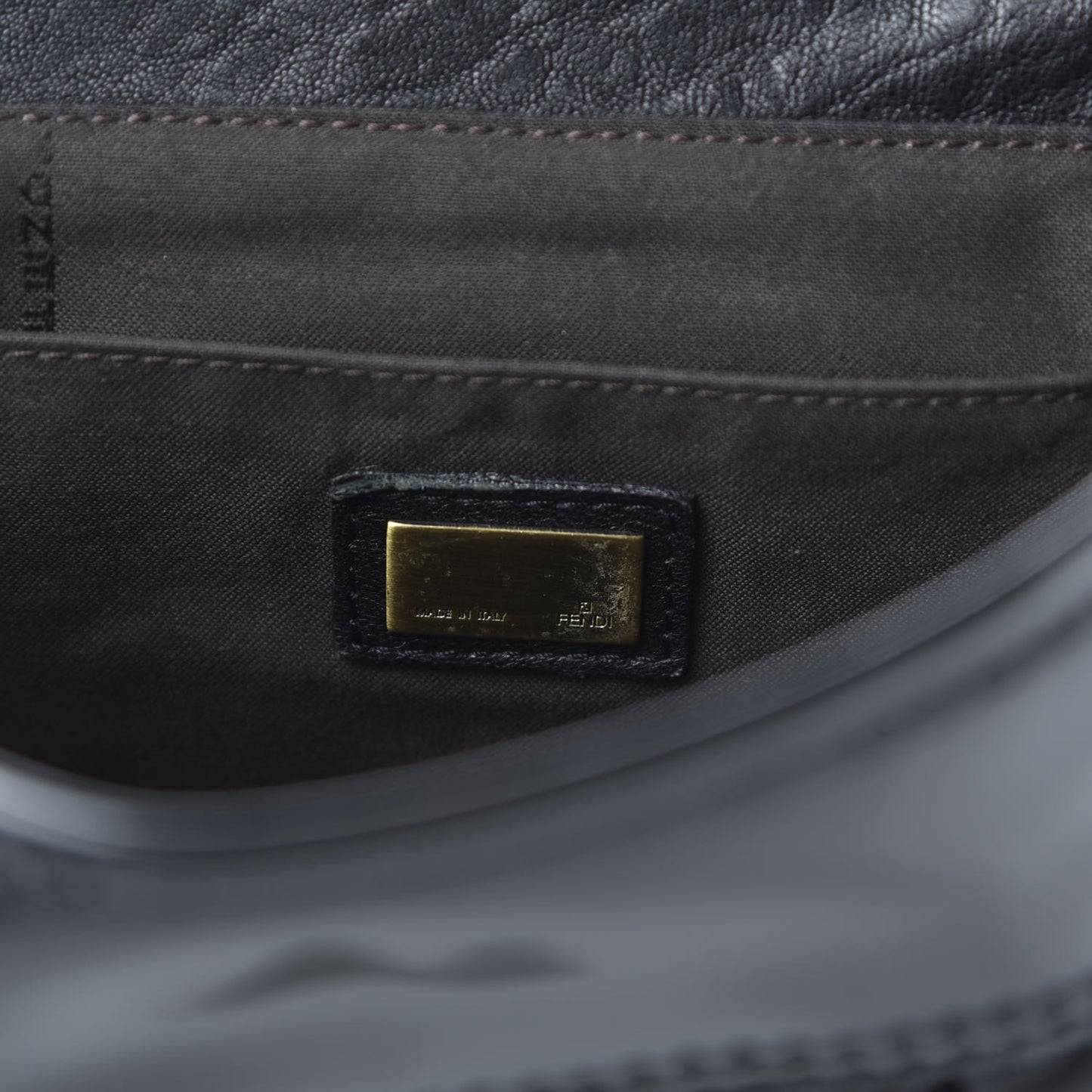 Nappa Patent B Bag Black