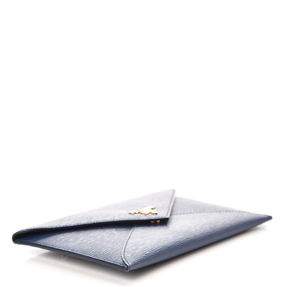 Prada Vitello Move Envelope Wallet Bleuette 4 of 8