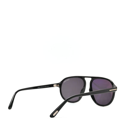 Tom Ford Acetate Aviator Sunglasses TF755 Black 4 of 6