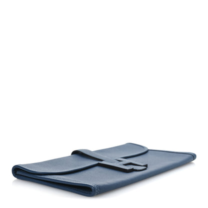 Hermes Epsom Jige Elan 29 Clutch Bleu Thalassa 4 of 9