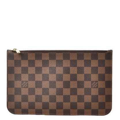 Louis Vuitton Damier Ebene Neverfull MM GM Pochette 1 of 8