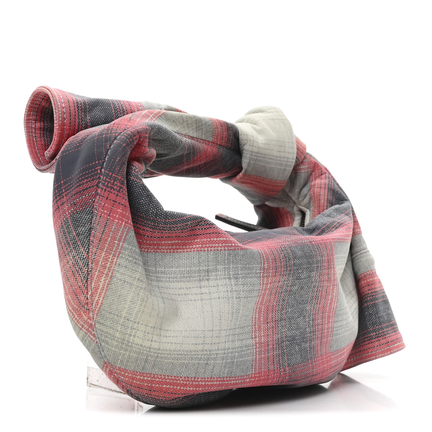 Nappa Tartan Shirt Effect Mini Jodie Grey Red