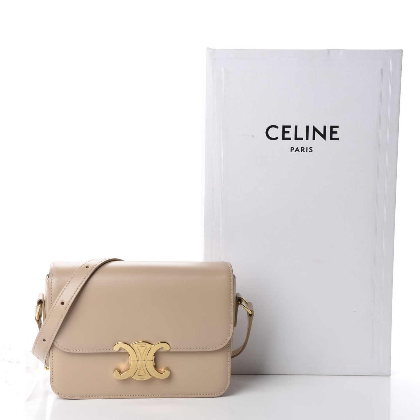 Shiny Calfskin Teen Triomphe Nude