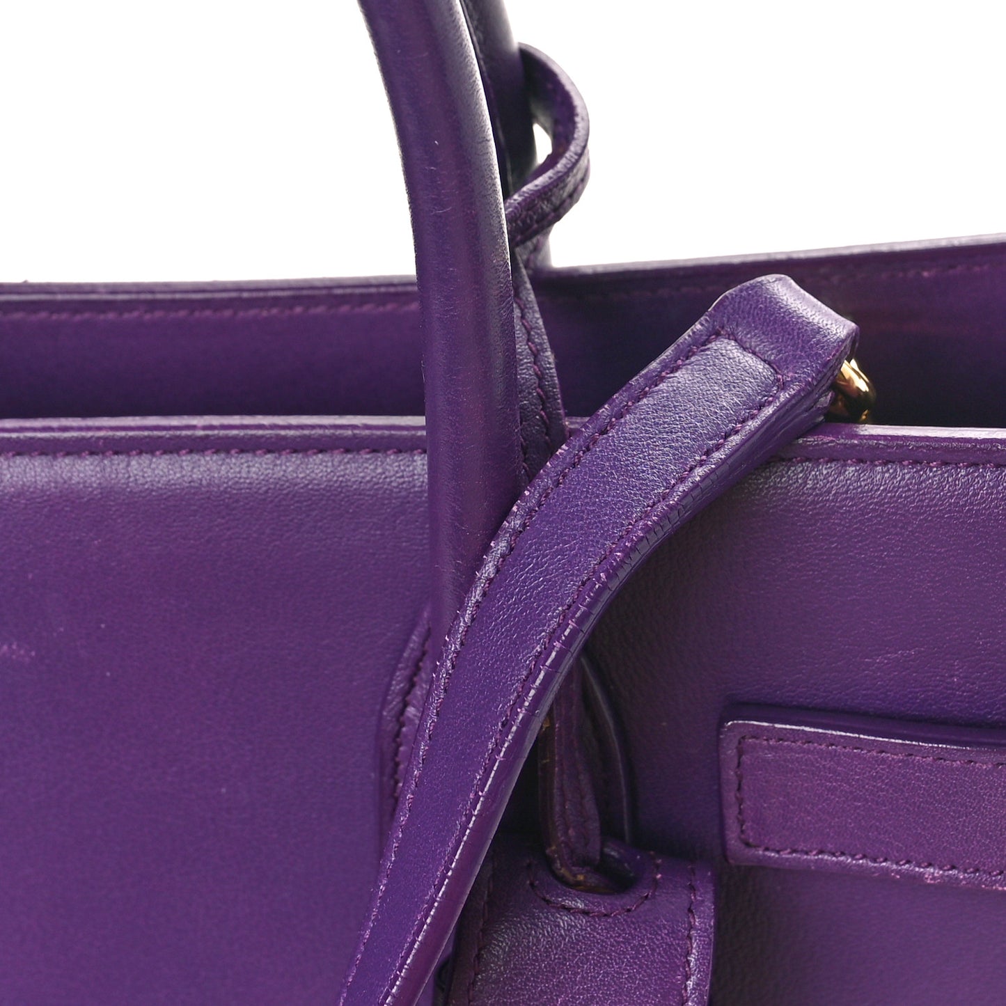 Calfskin Small Sac De Jour Purple