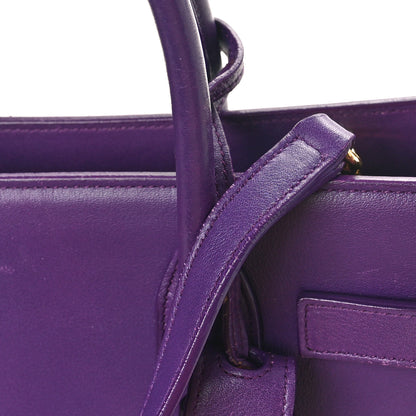 Saint Laurent Calfskin Small Sac De Jour Purple 17 of 21