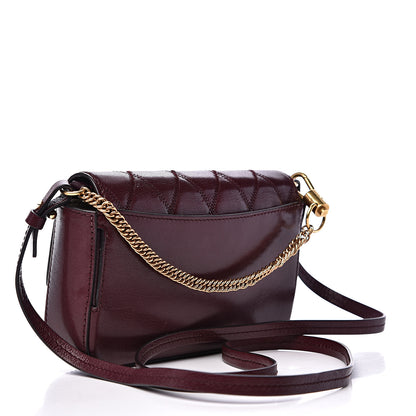 Givenchy Goatskin Quilted GV3 Mini Pocket Convertible Bag Aubergine 2 of 9