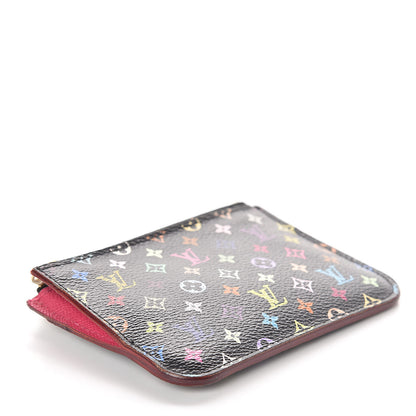 Louis Vuitton Monogram Multicolor Key Pouch Black Grenade 4 of 6