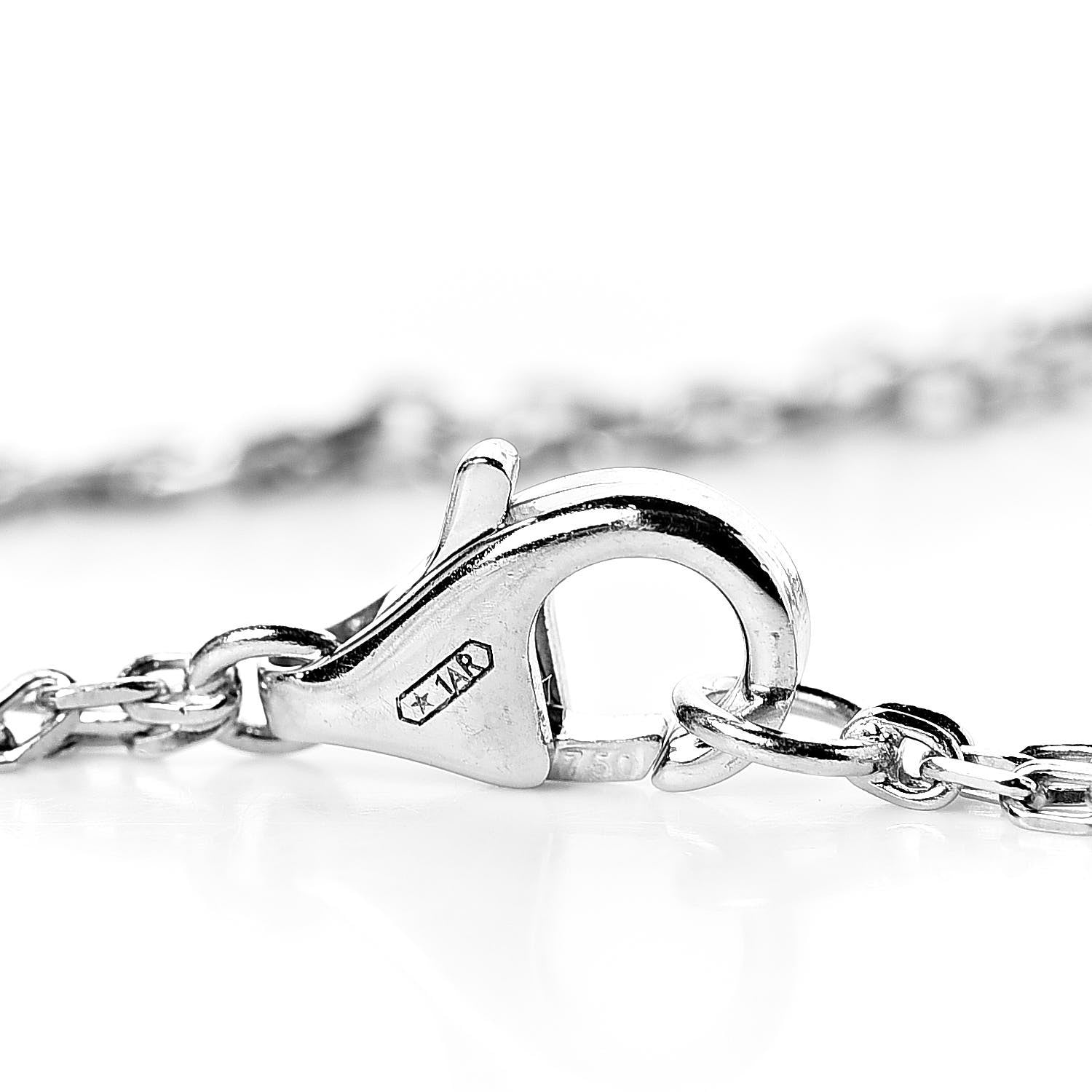 Cartier 18K White Gold Diamond LOVE Bracelet 5 of 5