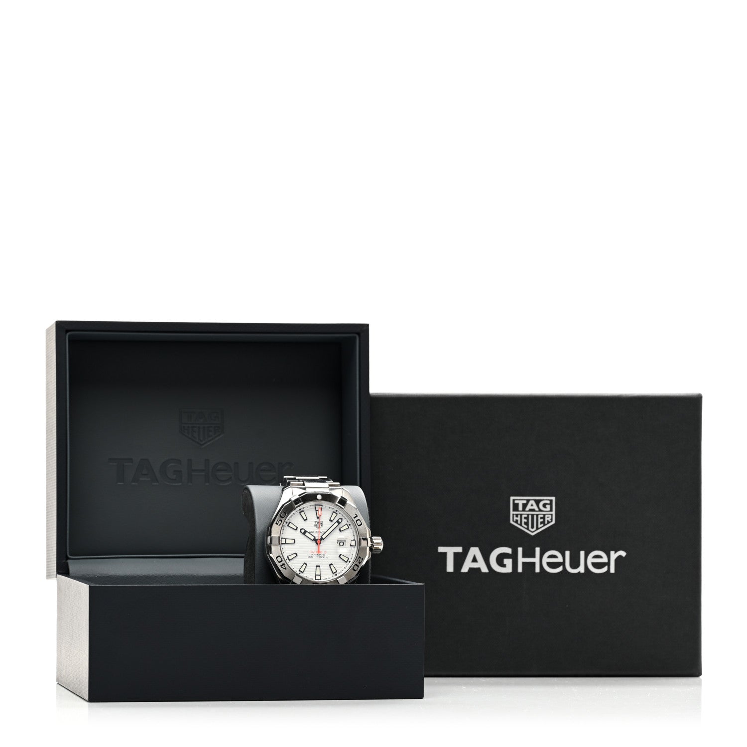 Tag Heuer Stainless Steel 43mm Aquaracer 300M Automatic Watch White WAY2013 5 of 5