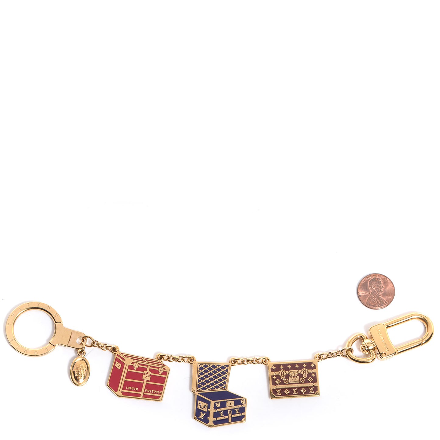 Porte Cles Malle Chaine Keychain