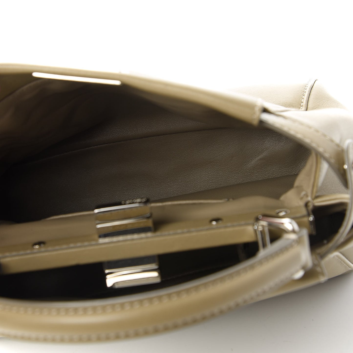 Nappa Mini Peekaboo Iconic Satchel Tortora