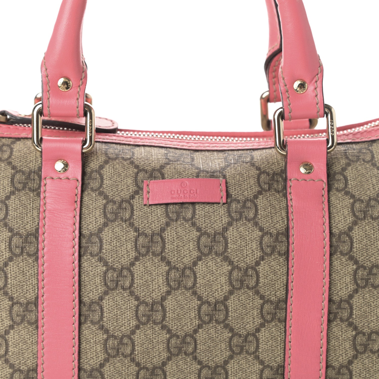 Gucci GG Plus Monogram Small Joy Boston Pink 7 of 9