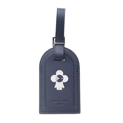 Louis Vuitton Calfskin Vivienne Luggage Tag Blue 1 of 3