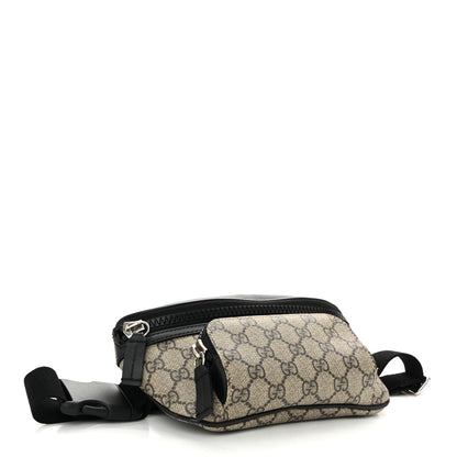 Gucci GG Supreme Monogram Belt Bag Black 4 of 10