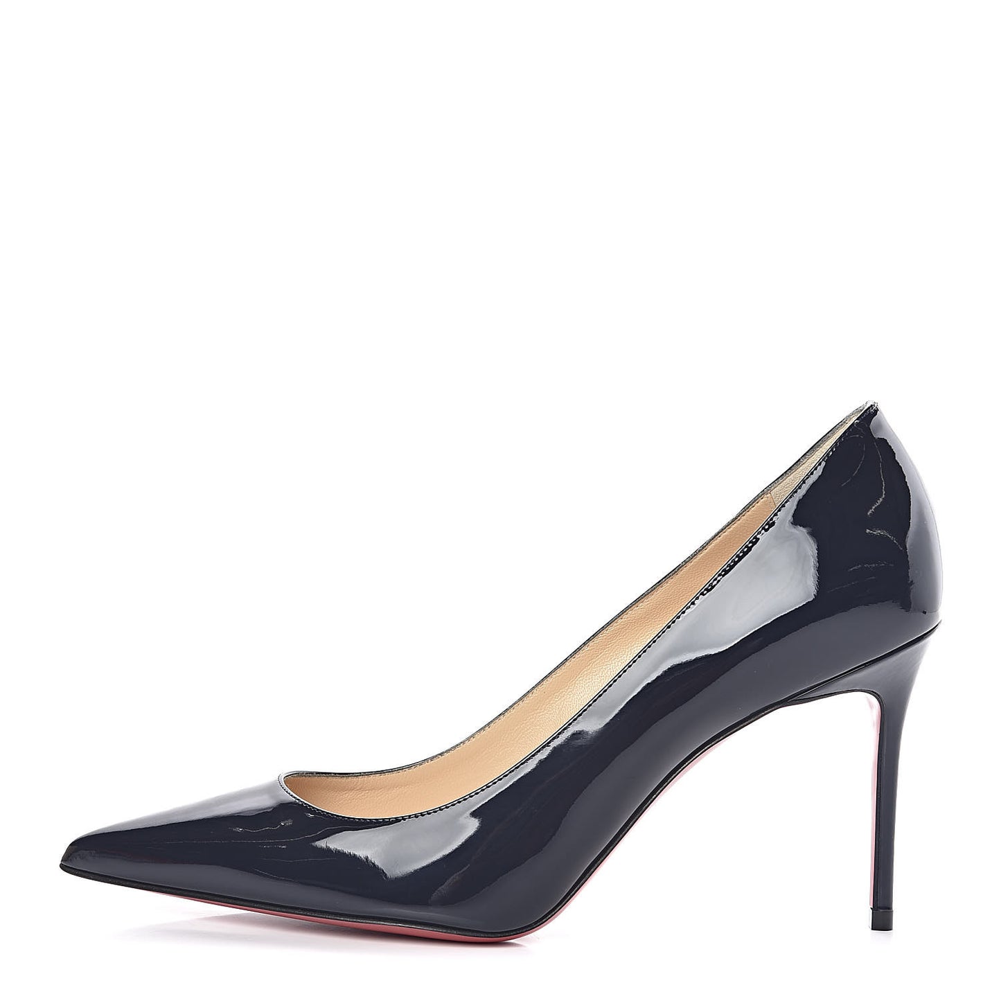 Patent Decollete 554 85 Pumps 38.5 Marine