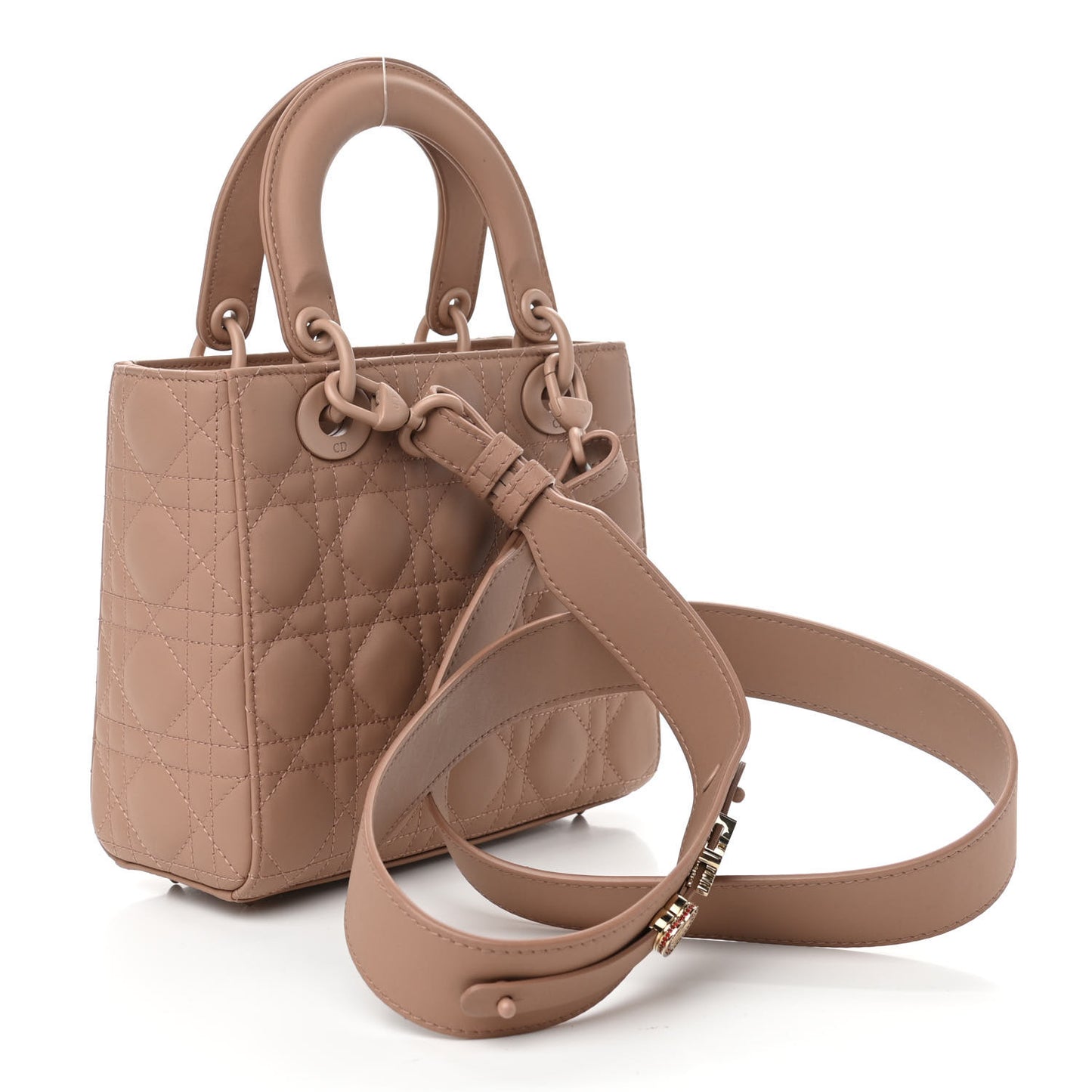 Ultra Matte Calfskin Cannage Small My ABCDior Lady Dior Beige