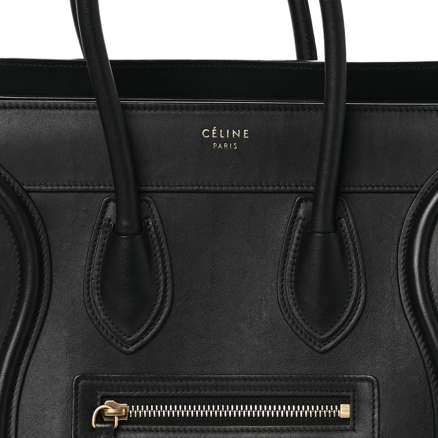 Smooth Calfskin Micro Luggage Black