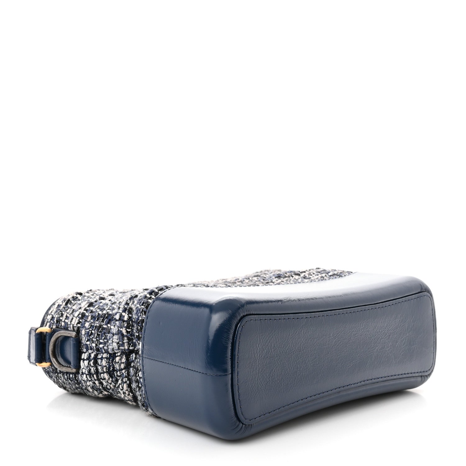Chanel Tweed Calfskin Medium Gabrielle Hobo Blue 4 of 11