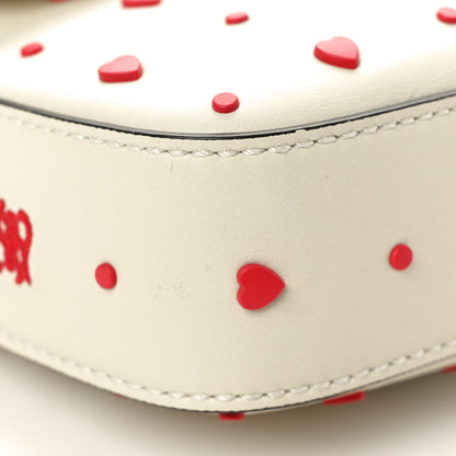 Fendi Vitello Burro Chinese Valentines Day Karligraphy Embroidered Baguette 1997 Pana Rosso Cardinale 8 of 9