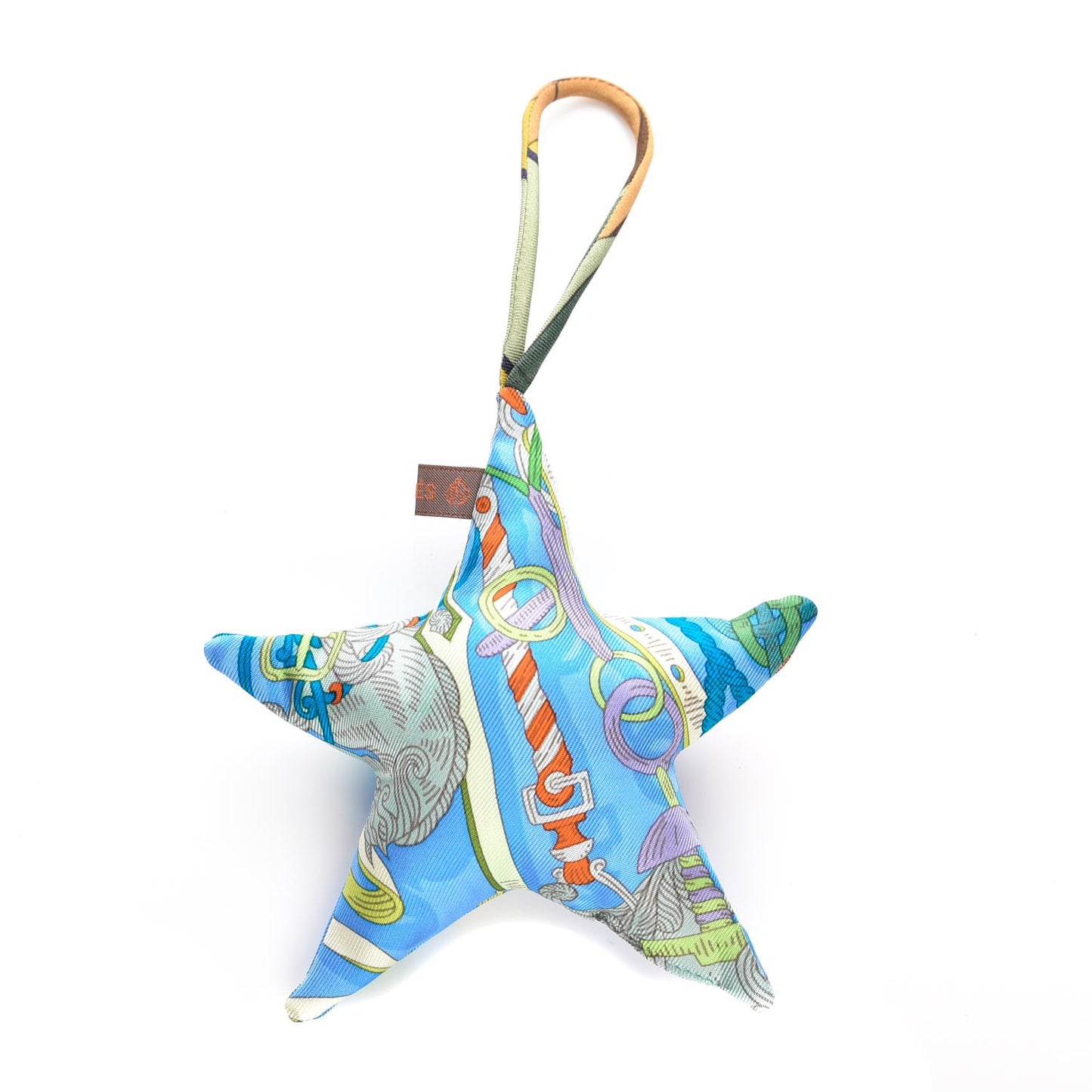 Silk Petit H Star Ornament Charm
