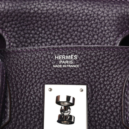 Hermes Togo Birkin 30 Raisin 5 of 8