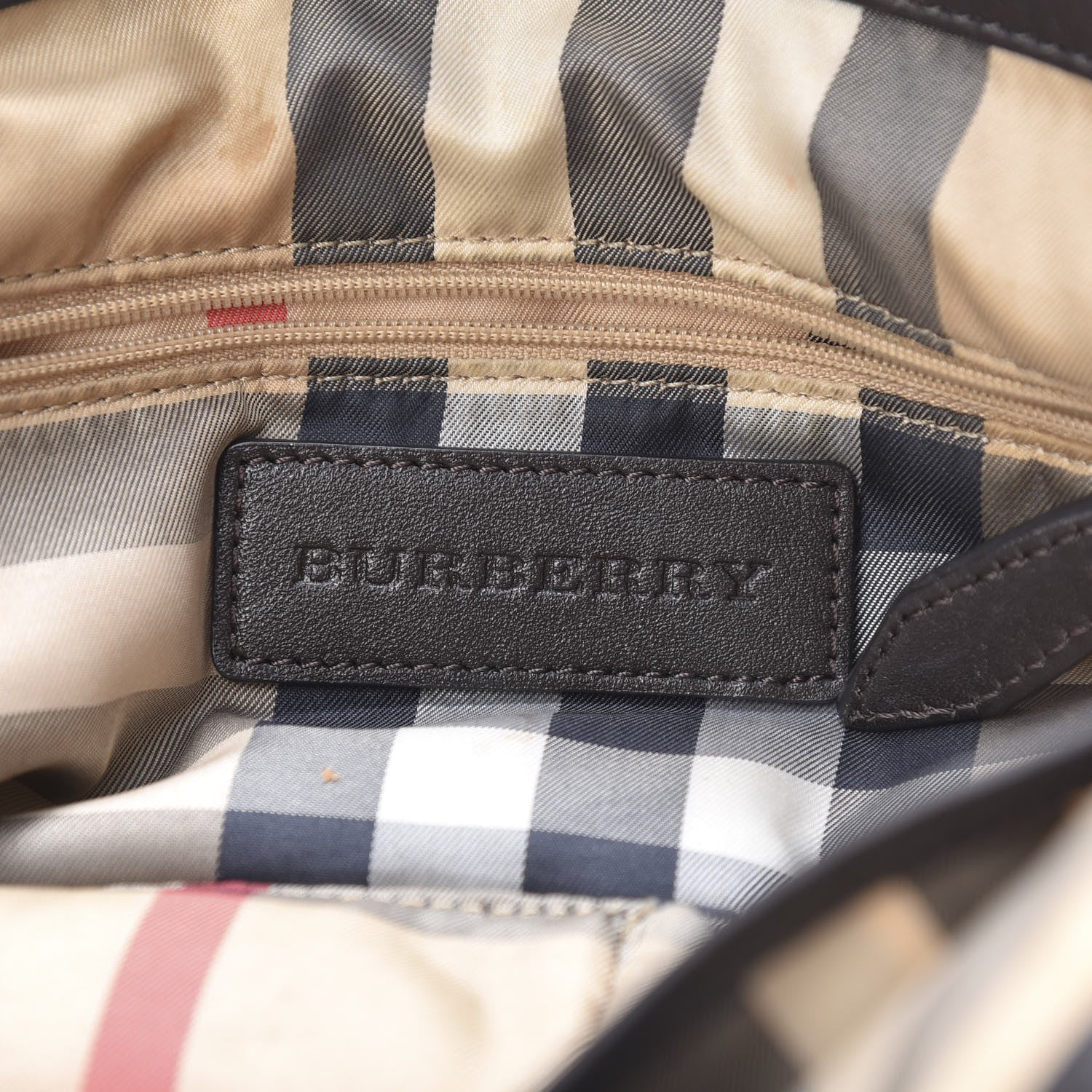 Burberry Nylon Quilted Tote Red 6 of 19