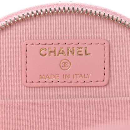 Chanel Caviar Quilted Round Handle With Care Vanity With Chain Pink 7 of 10