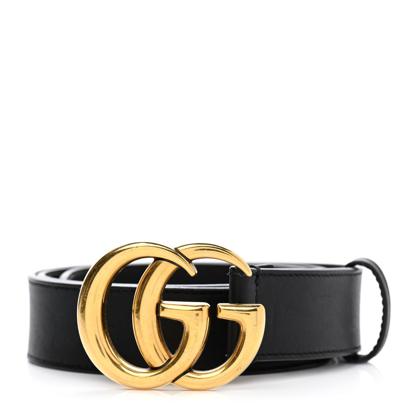 Calfskin Double G 30mm Belt 80 32 Black