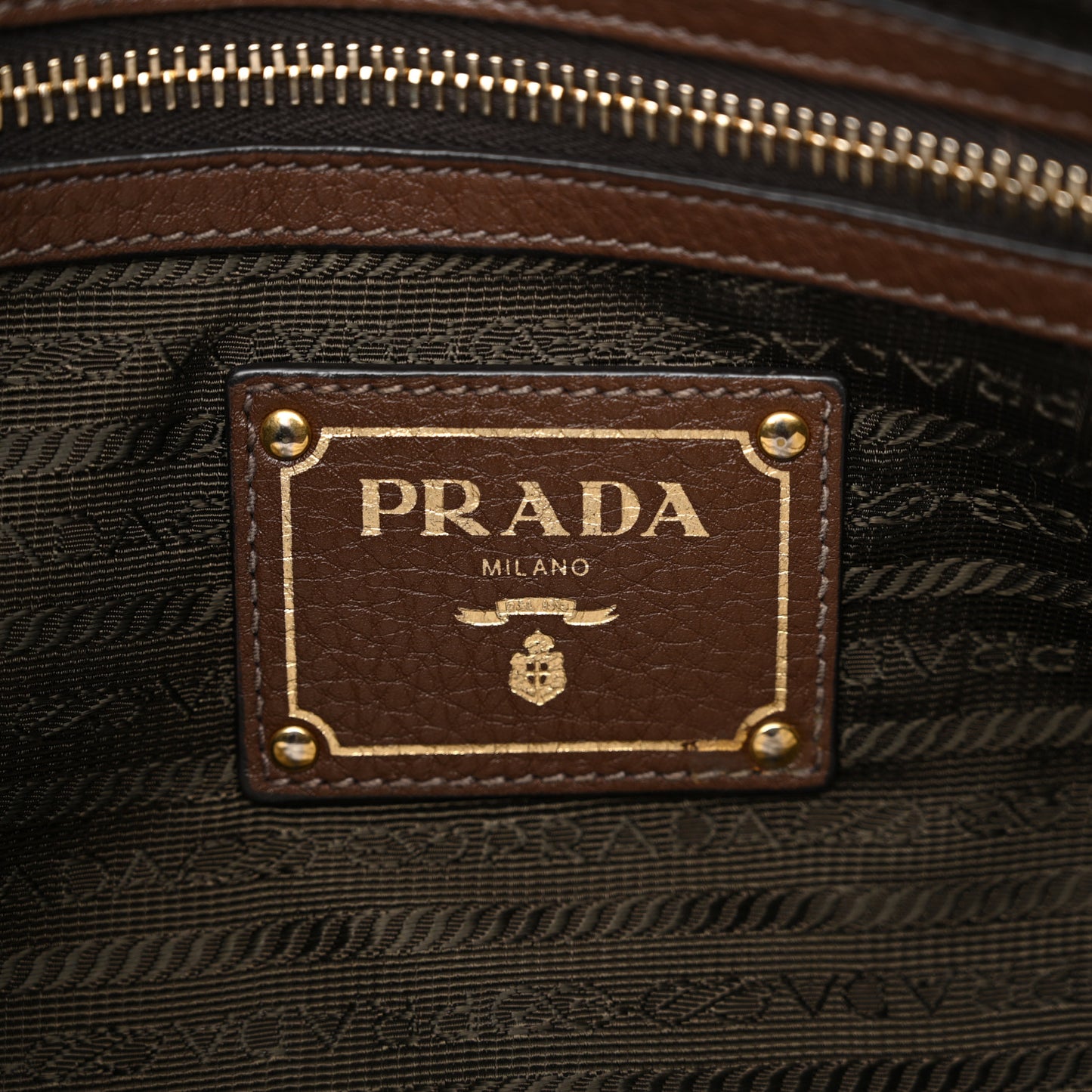 Vitello Daino Shopping Satchel Bruciato