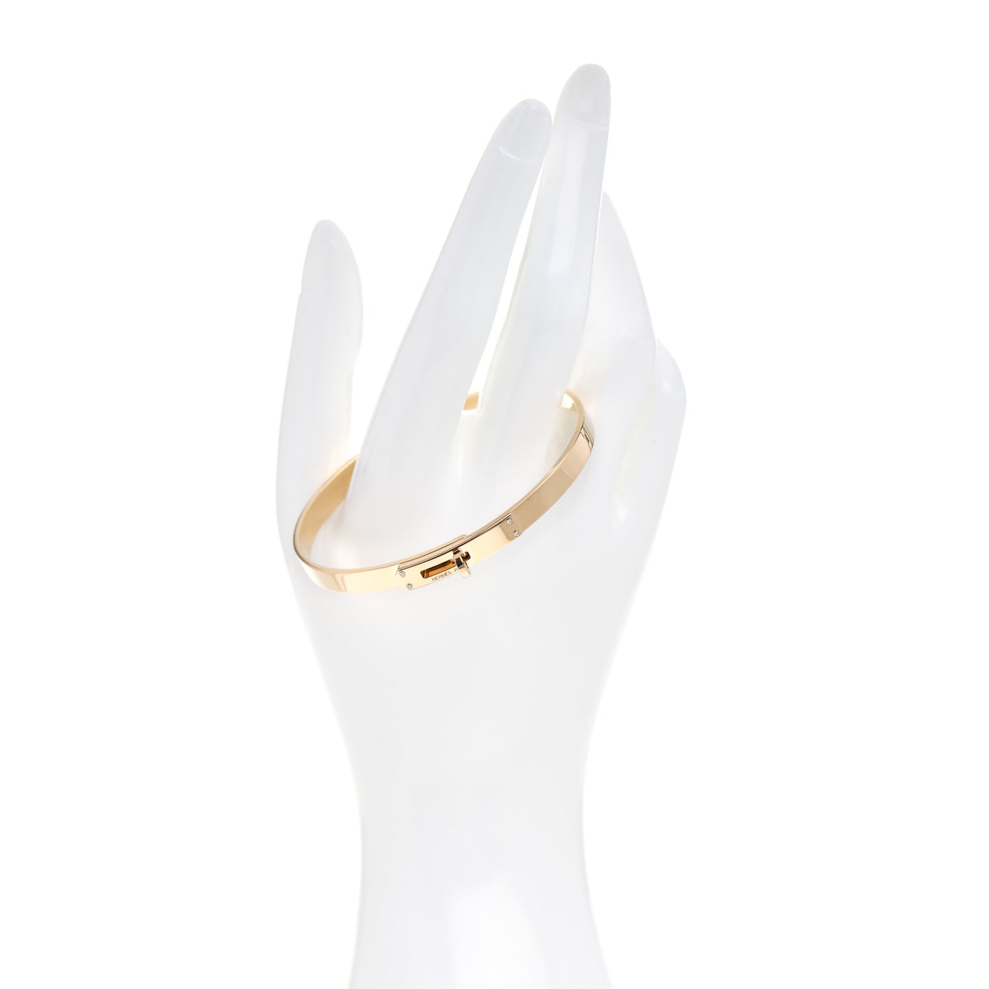 18K Yellow Gold Diamond PM Kelly Bracelet XL