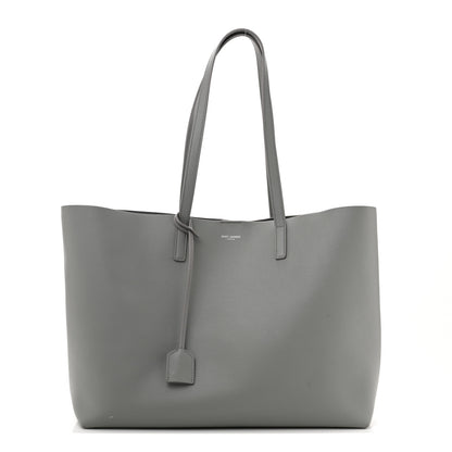 Saint Laurent Calfskin Large Shopping Tote Granite 1 of 14