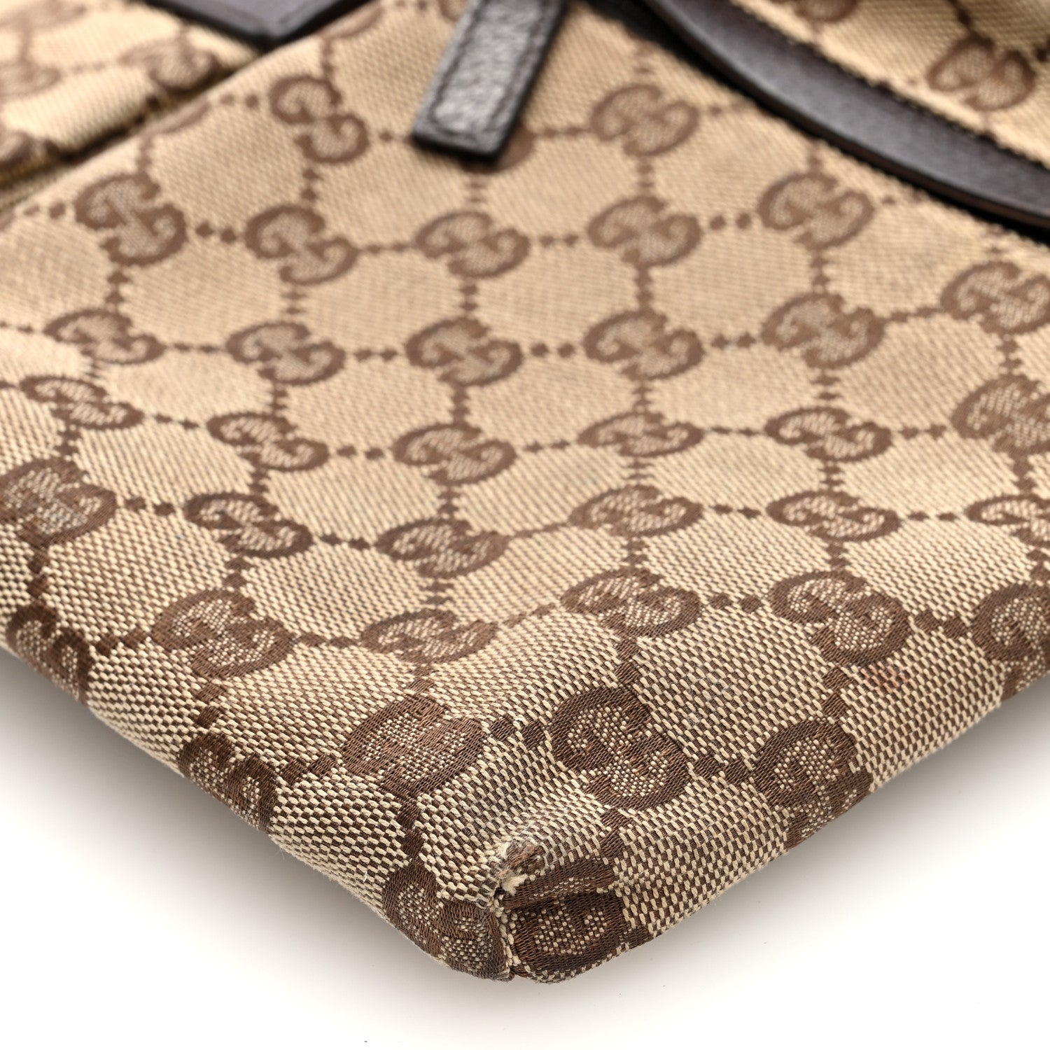 Gucci GG Monogram Double Pocket Belt Bag Dark Brown 11 of 11