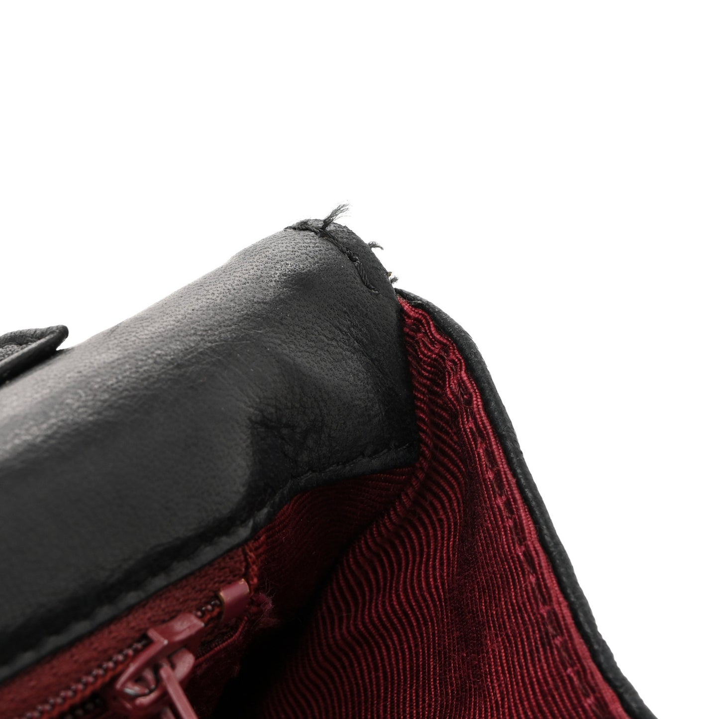 Lambskin Quilted Flap Bag Black