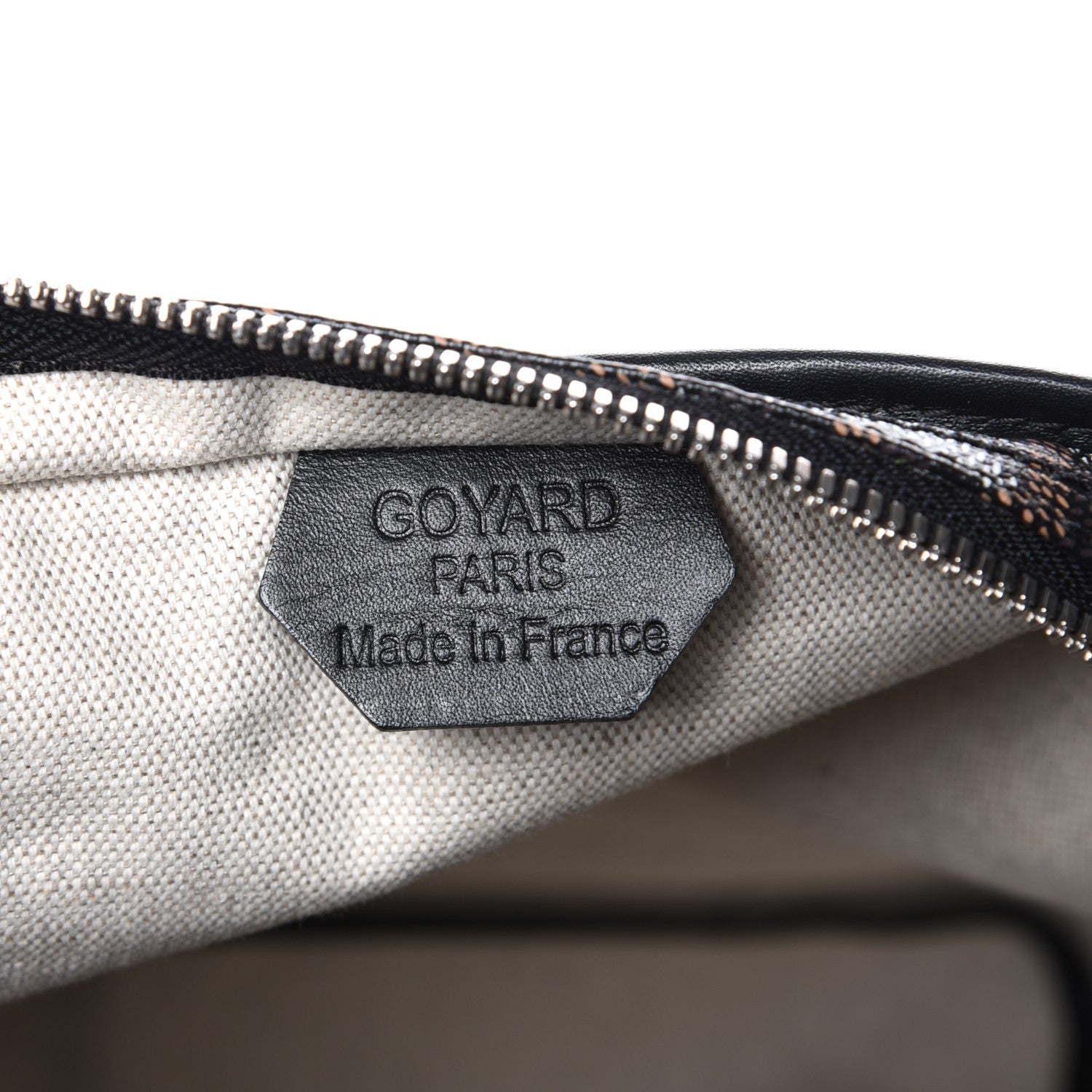 Goyard Goyardine Fidji Zip Hobo Black 6 of 7