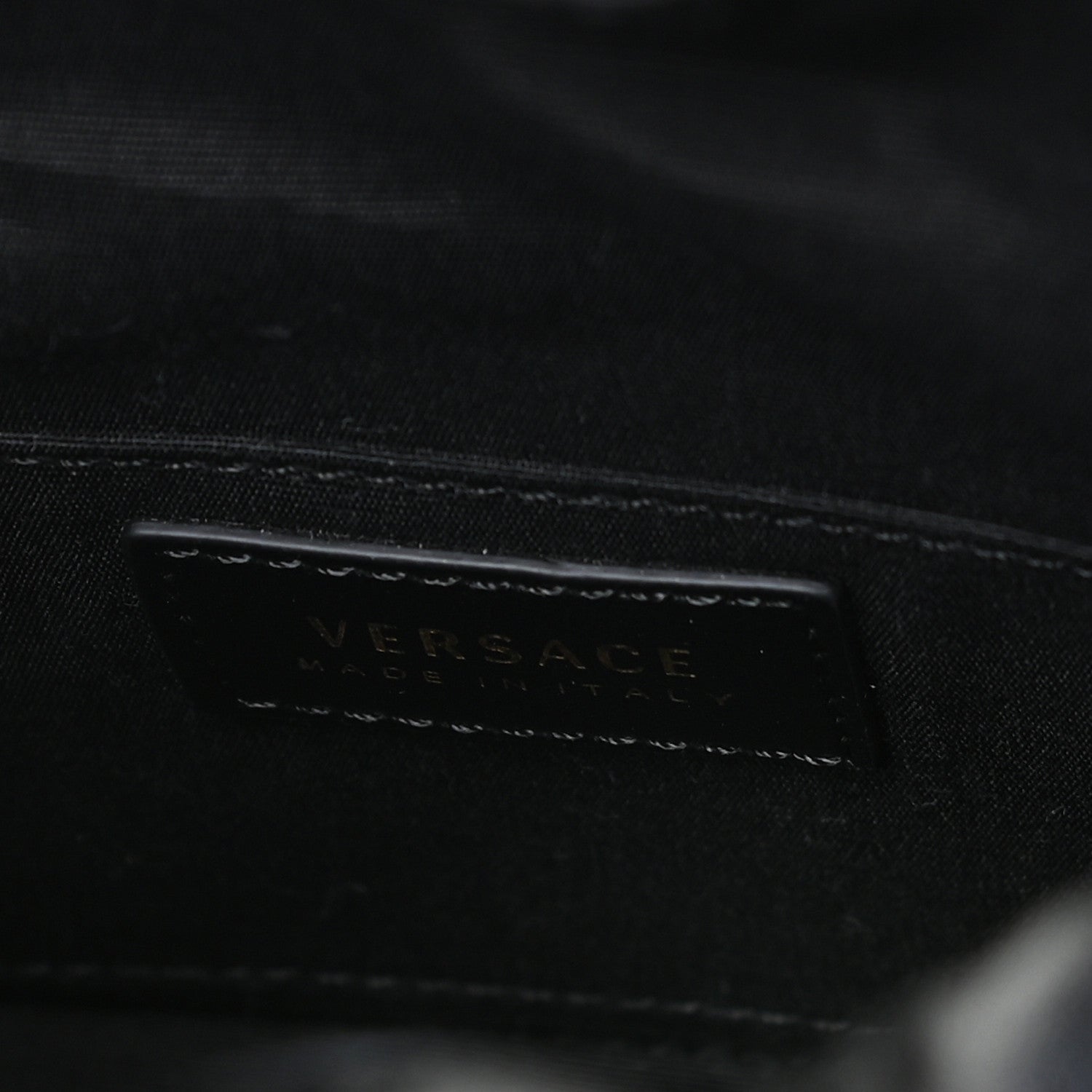 Versace Nappa Quilted Medusa Bucket Bag Black 10 of 14