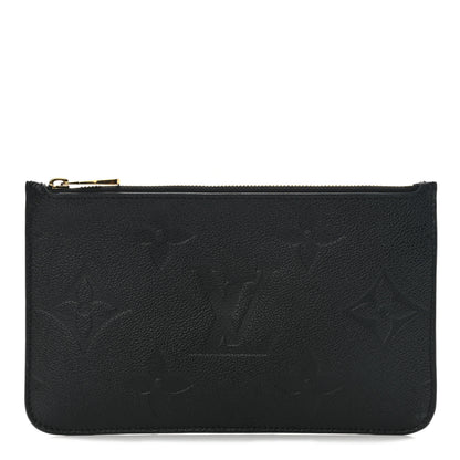 Louis Vuitton Empreinte Monogram Giant Neverfull MM Pochette Black 1 of 7
