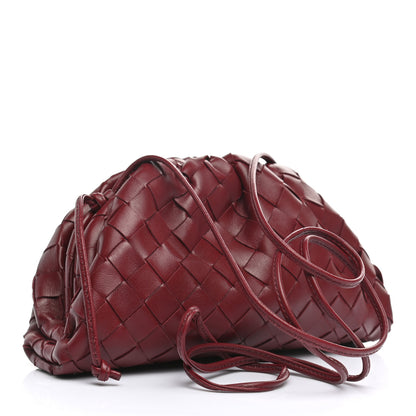 Bottega Veneta Nappa Intrecciato The Mini Pouch Bordeaux 3 of 11